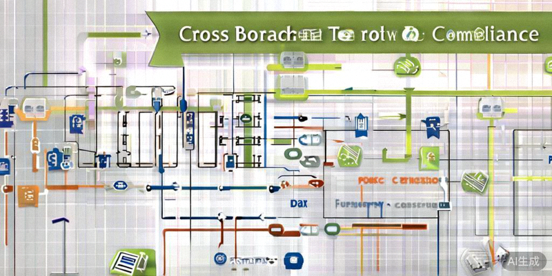 跨境贸易合规运营流程图，涵盖产品认证、海关申报、税务缴纳及数据保护等环节
