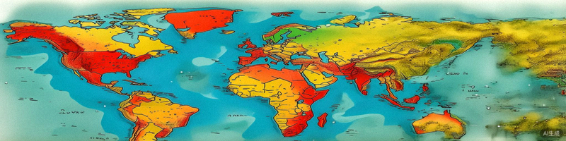 世界地图信息图，突出显示东南亚、欧美成熟市场及拉美、中东等新兴市场区域，并标注关键增长数据和消费图标