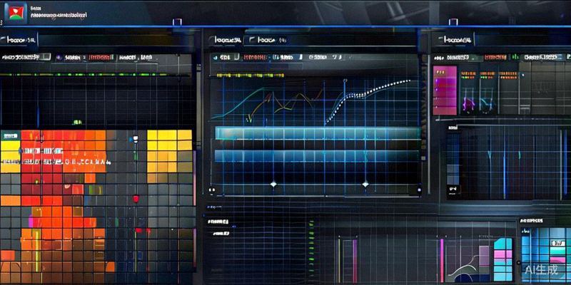 数据驱动决策仪表盘，展示消费者行为热力图、库存水平预测曲线和个性化营销活动效果分析图表