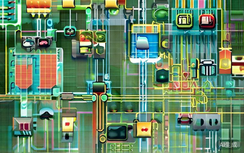 现代化韧性供应链网络示意图，展示多节点、数字化和绿色物流的协同