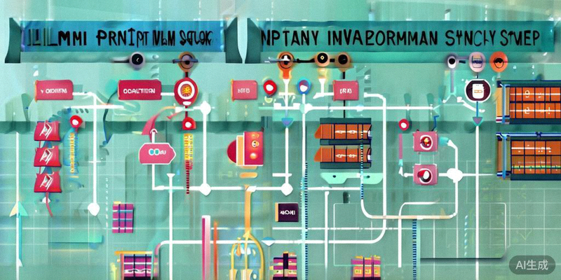 智能库存管理流程图与数据模型，展示需求预测、安全库存计算与全链路可视化