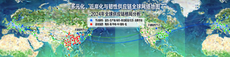 多元化、近岸化与韧性供应链全球网络地图